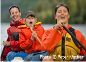 People canoeing