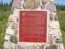 Monument de Portage de Methye Photo: Bob Wilson, Parcs provinciaux de la Saskatchewan